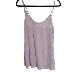 Victoria's Secret Lace‎ Cami Top Lavender Purple Bow Accents S/P Small